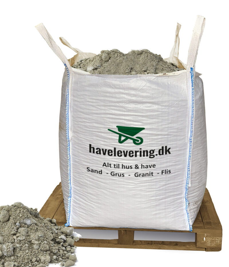 knust beton frit leveret i bigbag i hele Danmark