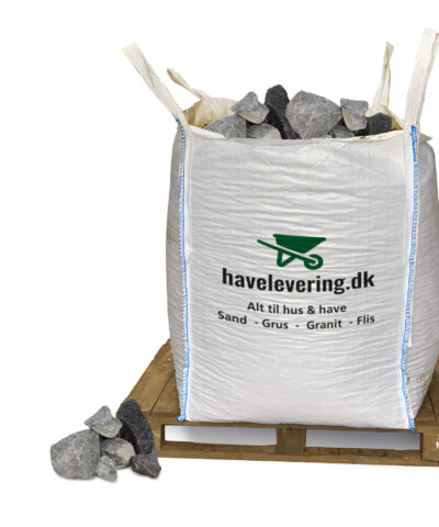 sorte gabion leveret i bigbag i hele Danmark