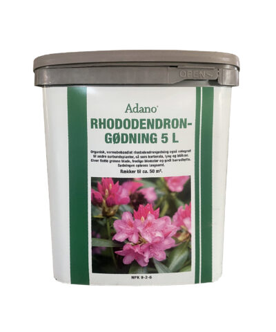 Organisk, varmebehandlet rhododendrongødning,