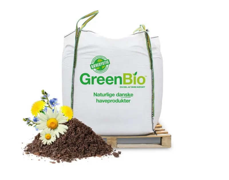 Billede af Greenbio blomsterblandings muld 1000L bigbag - Frit leveret i hele DK