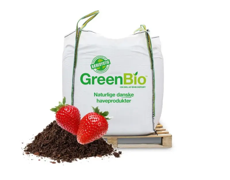 Greenbio Jordbærmuld 1000L bigbag